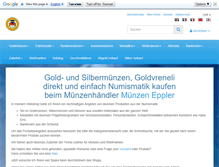 Tablet Screenshot of muenzenzubehoer.ch